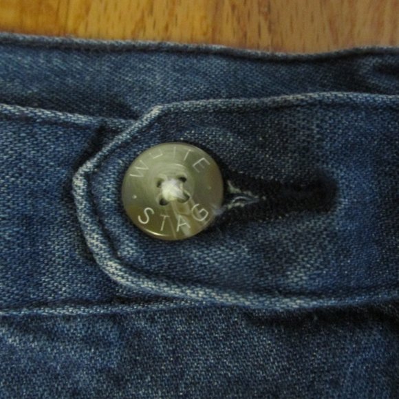 WHITE STAG WOMEN'S SIZE 14 TALL JEANS DARK BLUE DENIM TROUSER STYLE STRAIGHT LEG - Picture 3 of 9